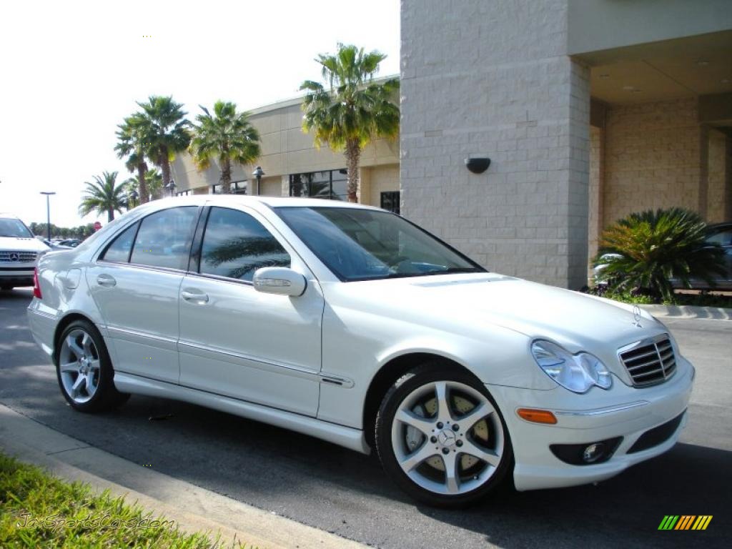 2007 C 230 Sport - Arctic White / Ash photo #4