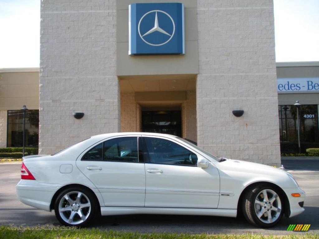 2007 C 230 Sport - Arctic White / Ash photo #5
