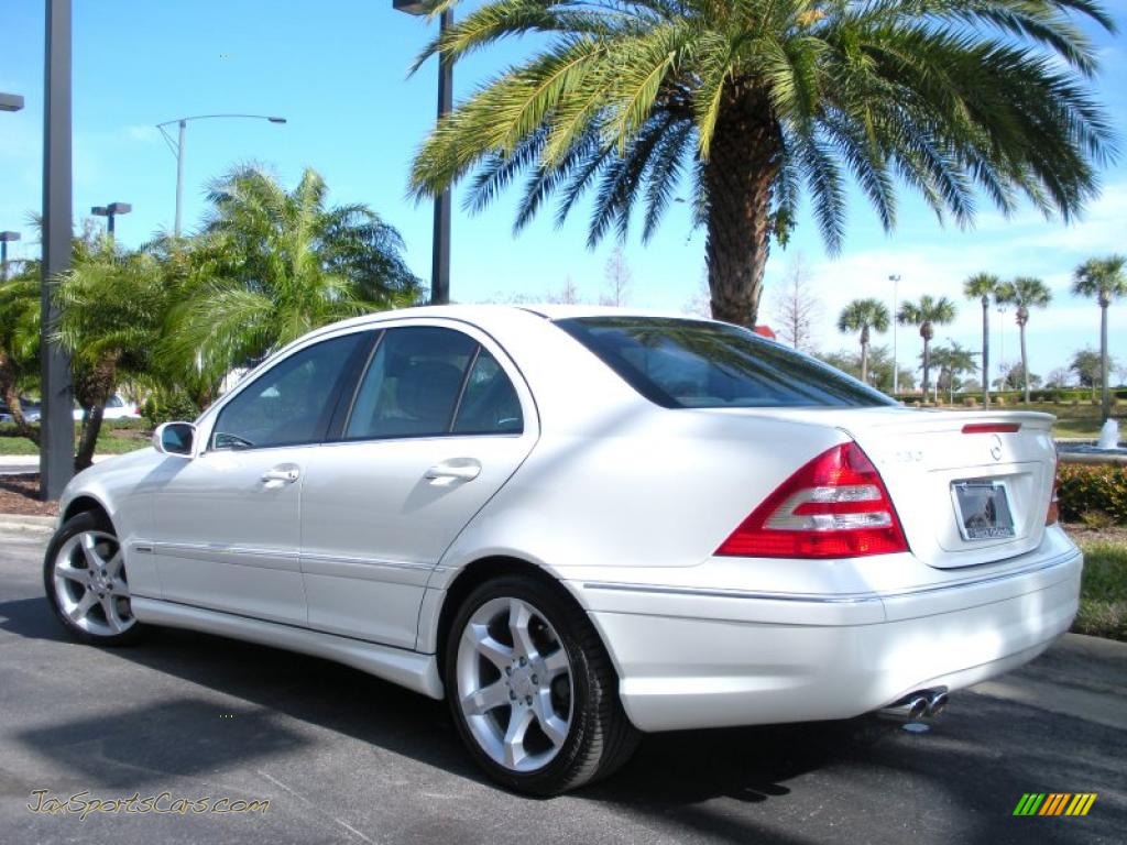 2007 C 230 Sport - Arctic White / Ash photo #8