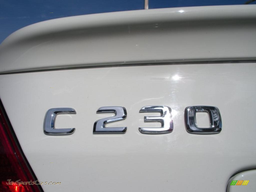 2007 C 230 Sport - Arctic White / Ash photo #9