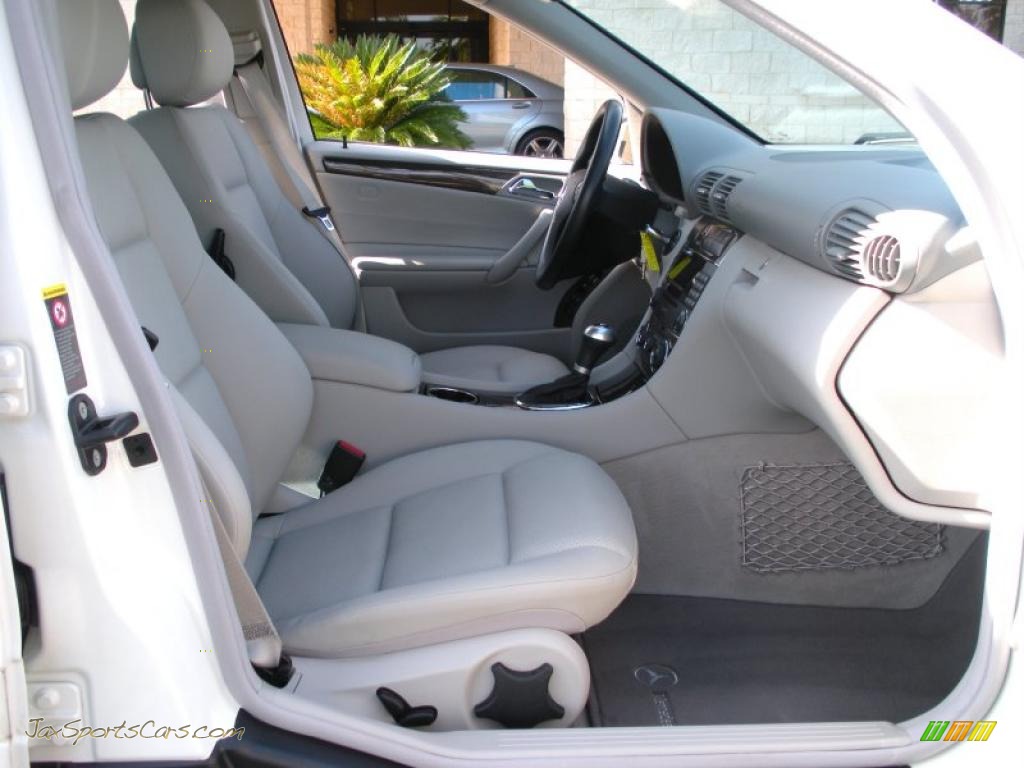 2007 C 230 Sport - Arctic White / Ash photo #16