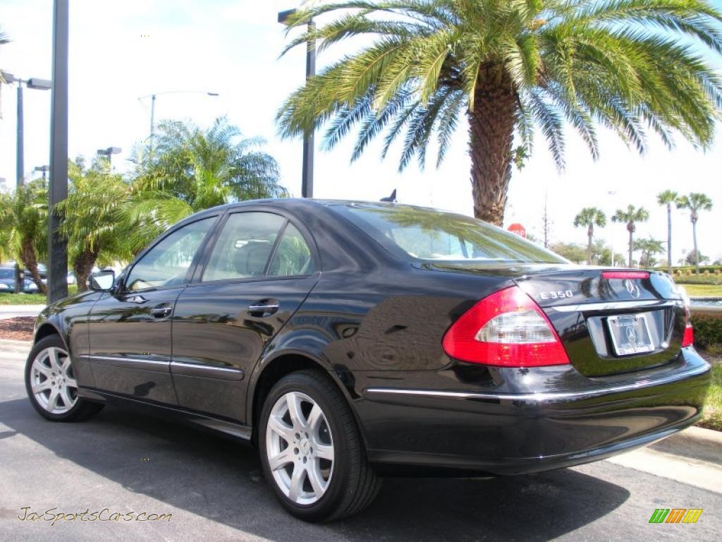 2007 E 350 4Matic Sedan - Black / Cashmere photo #8