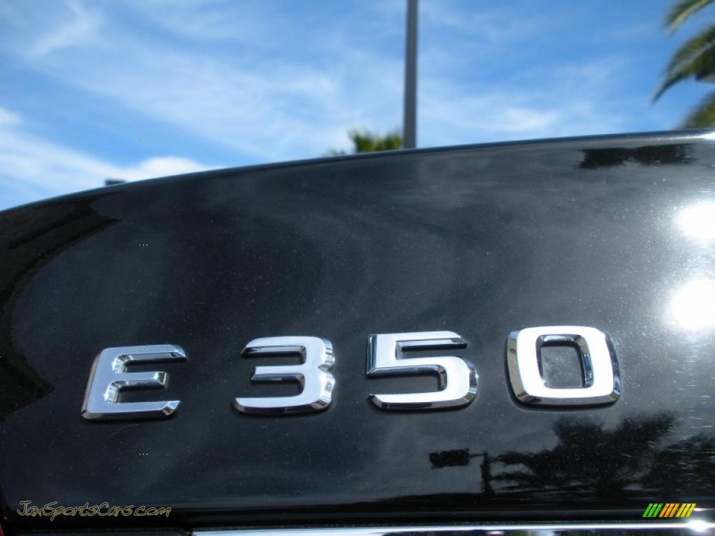 2007 E 350 4Matic Sedan - Black / Cashmere photo #9