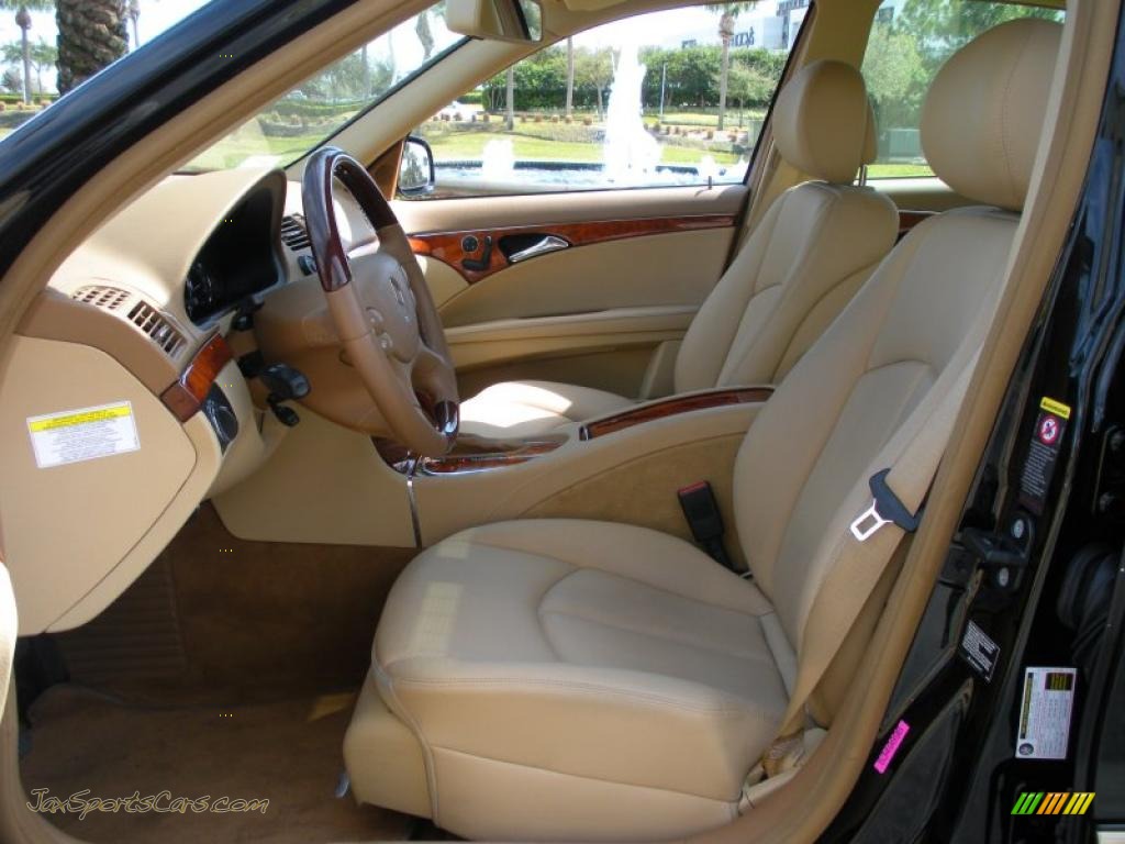 2007 E 350 4Matic Sedan - Black / Cashmere photo #11
