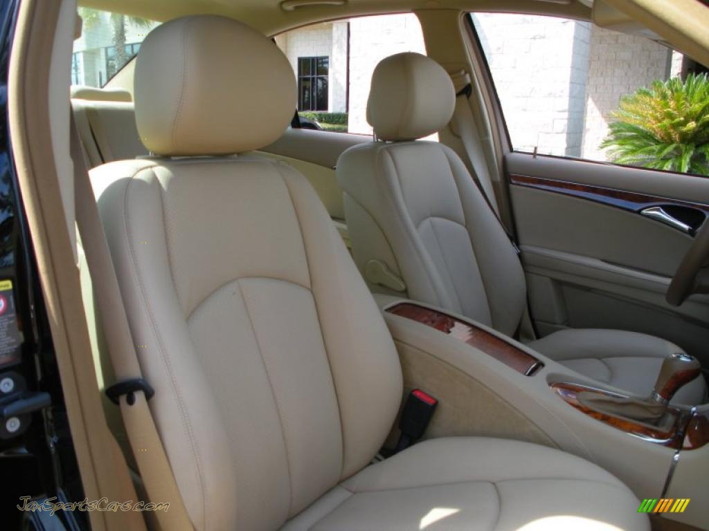 2007 E 350 4Matic Sedan - Black / Cashmere photo #16