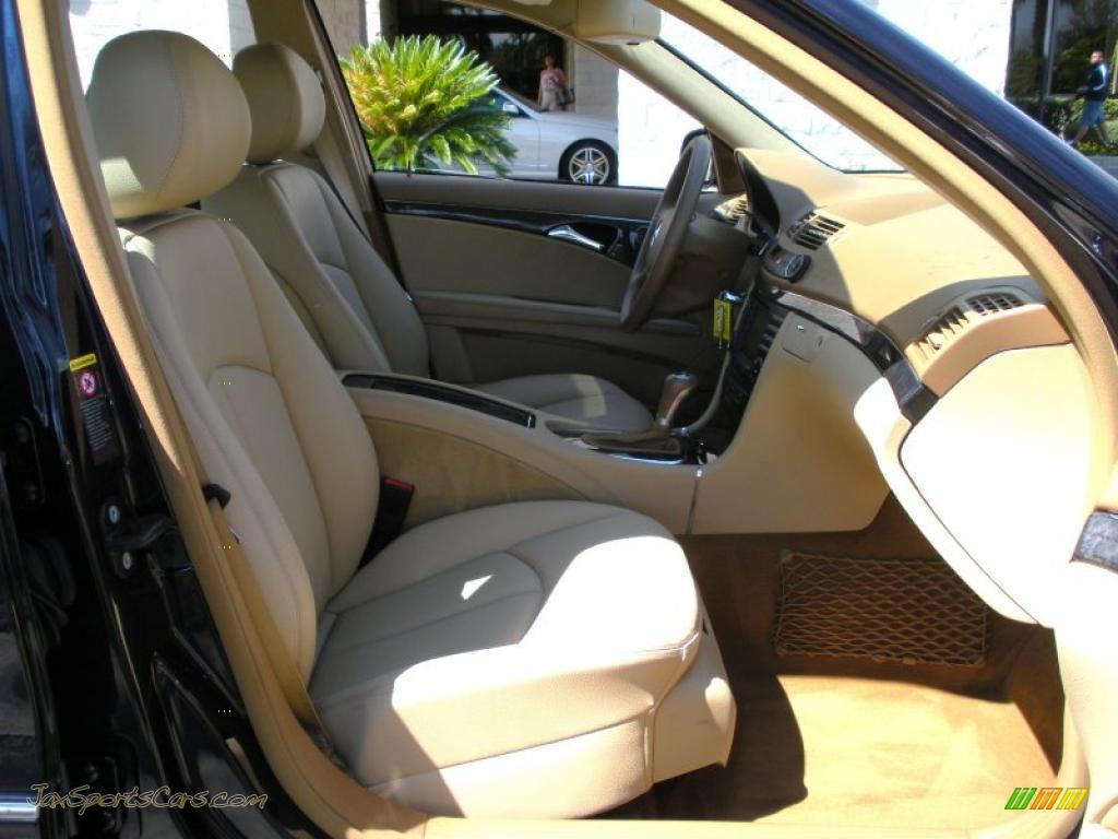 2007 E 350 Sedan - Capri Blue Metallic / Cashmere photo #15