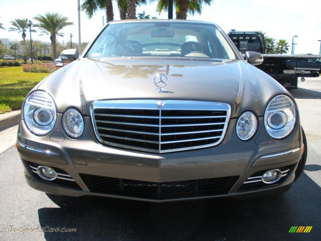 2008 E 350 Sedan - Indium Grey Metallic / Cashmere photo #3