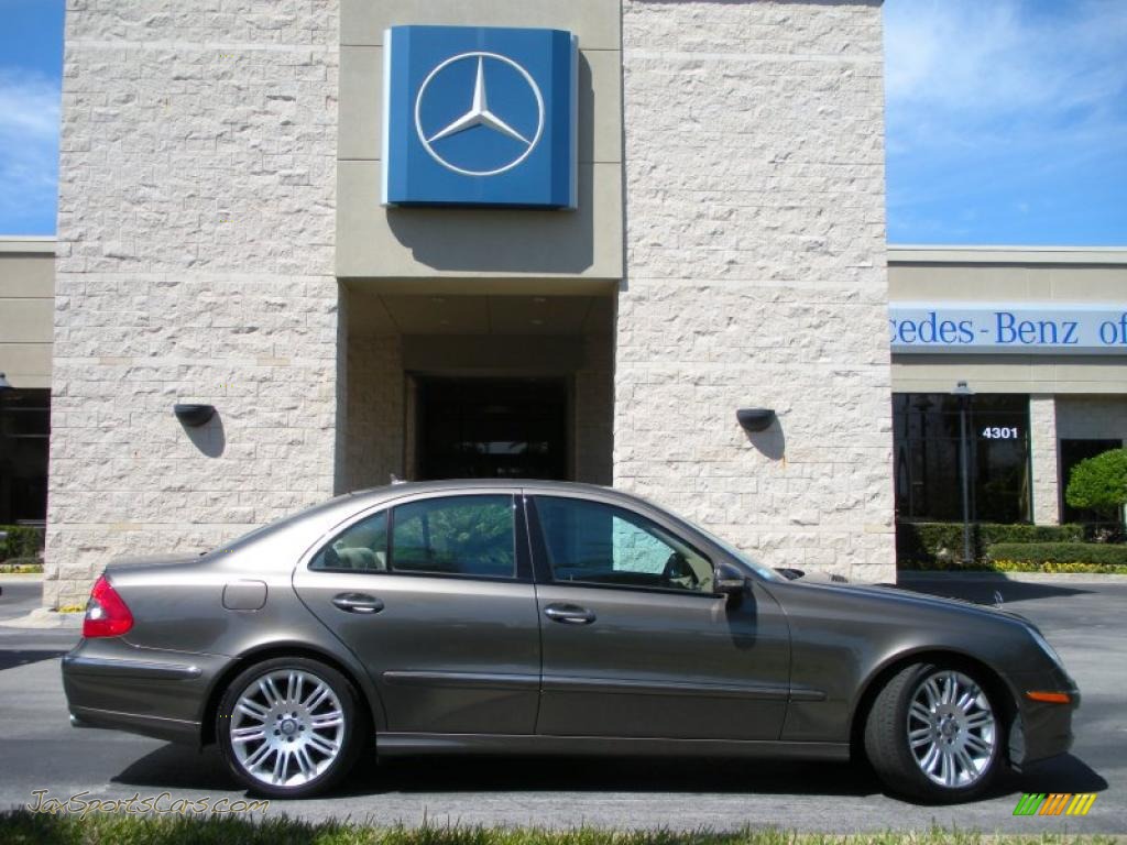 2008 E 350 Sedan - Indium Grey Metallic / Cashmere photo #5