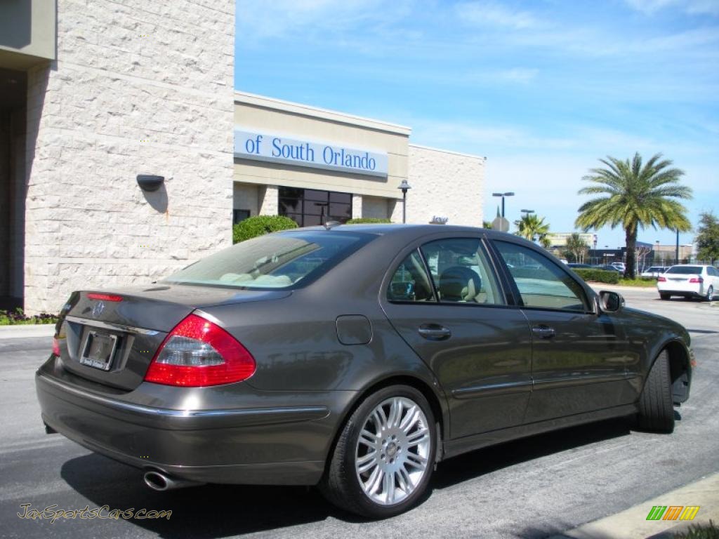 2008 E 350 Sedan - Indium Grey Metallic / Cashmere photo #6
