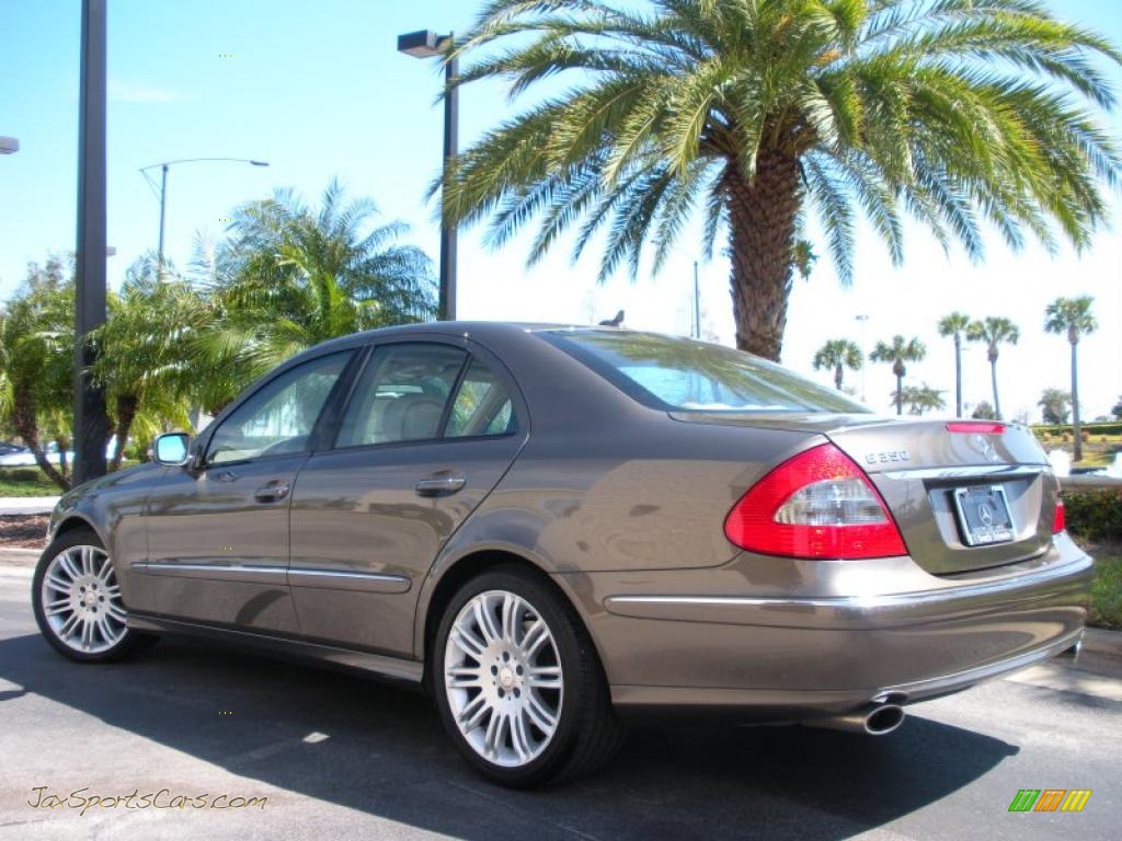 2008 E 350 Sedan - Indium Grey Metallic / Cashmere photo #8