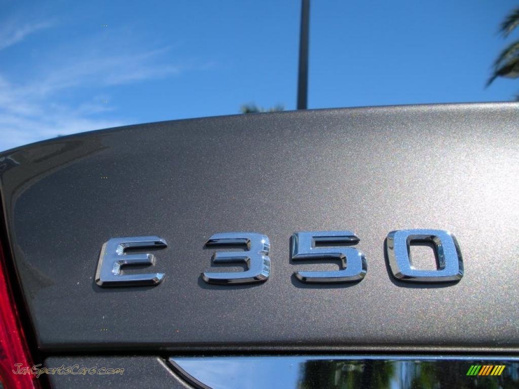 2008 E 350 Sedan - Indium Grey Metallic / Cashmere photo #9