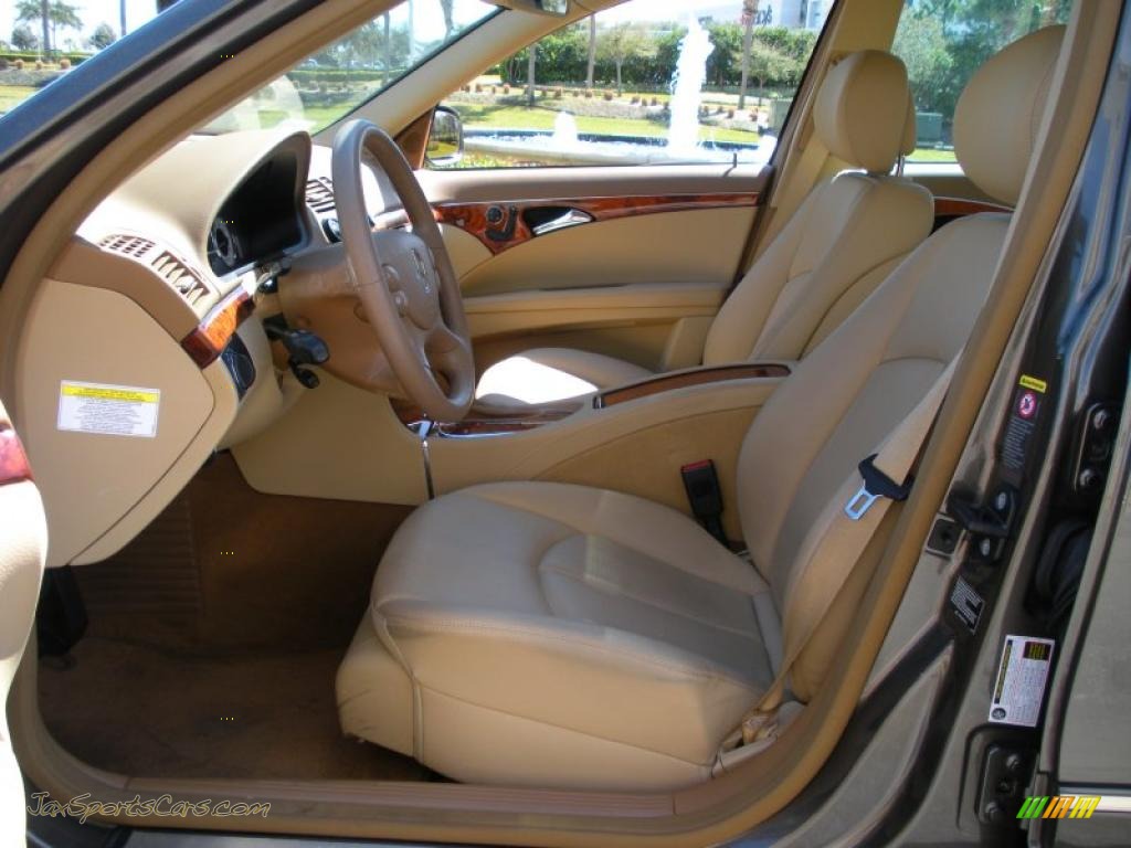 2008 E 350 Sedan - Indium Grey Metallic / Cashmere photo #11