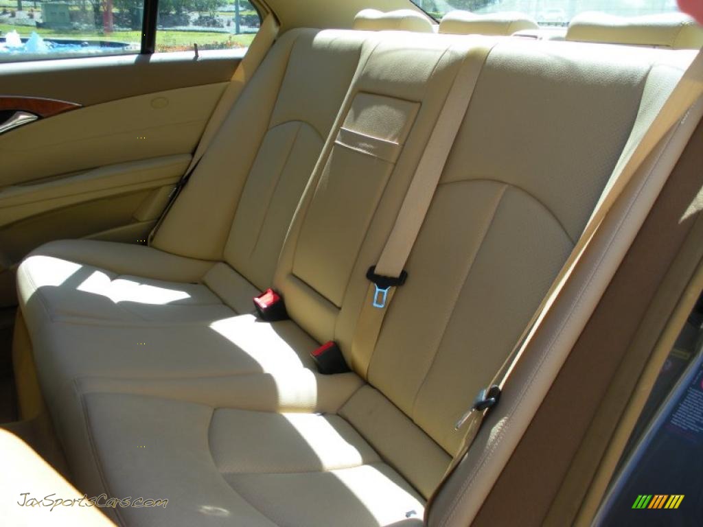 2008 E 350 Sedan - Indium Grey Metallic / Cashmere photo #14