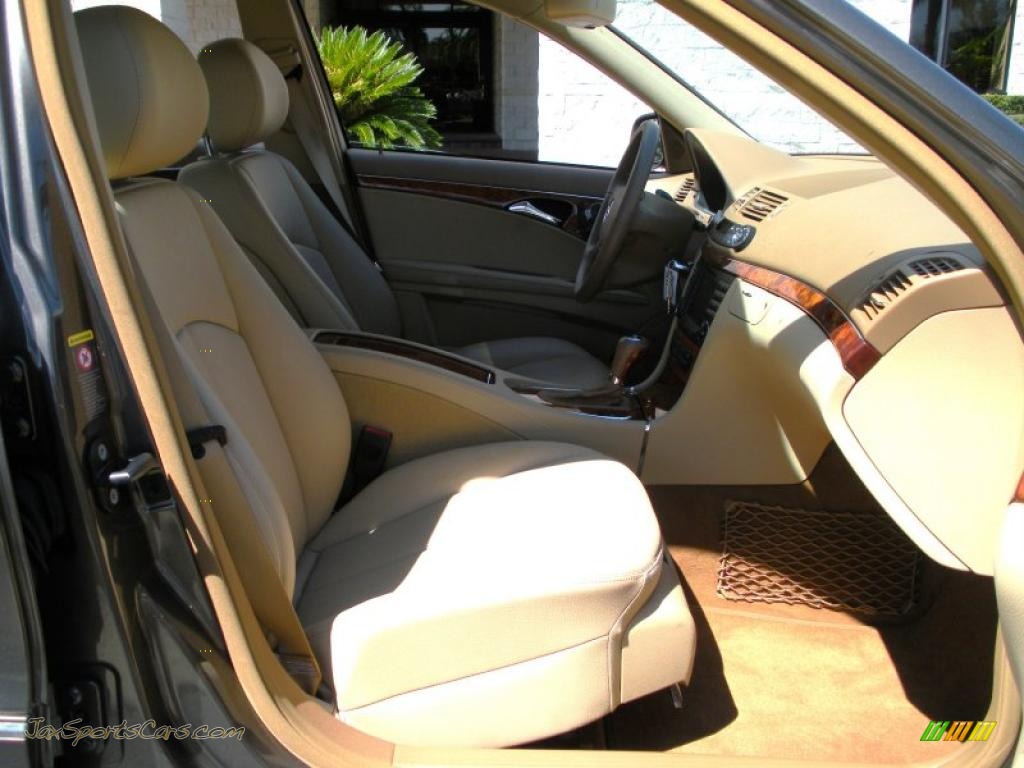 2008 E 350 Sedan - Indium Grey Metallic / Cashmere photo #15