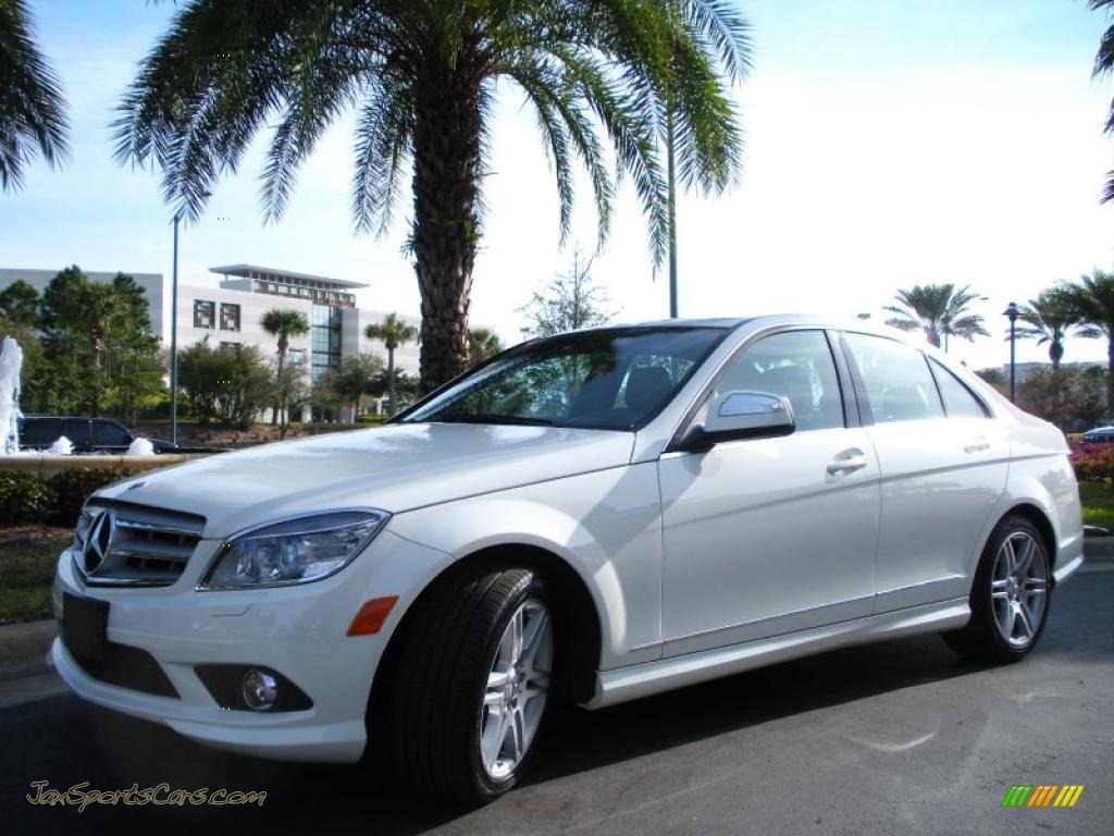 2008 C 350 Sport - Arctic White / Grey/Black photo #2