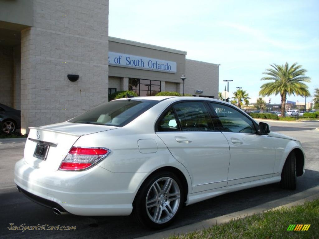 2008 C 350 Sport - Arctic White / Grey/Black photo #6