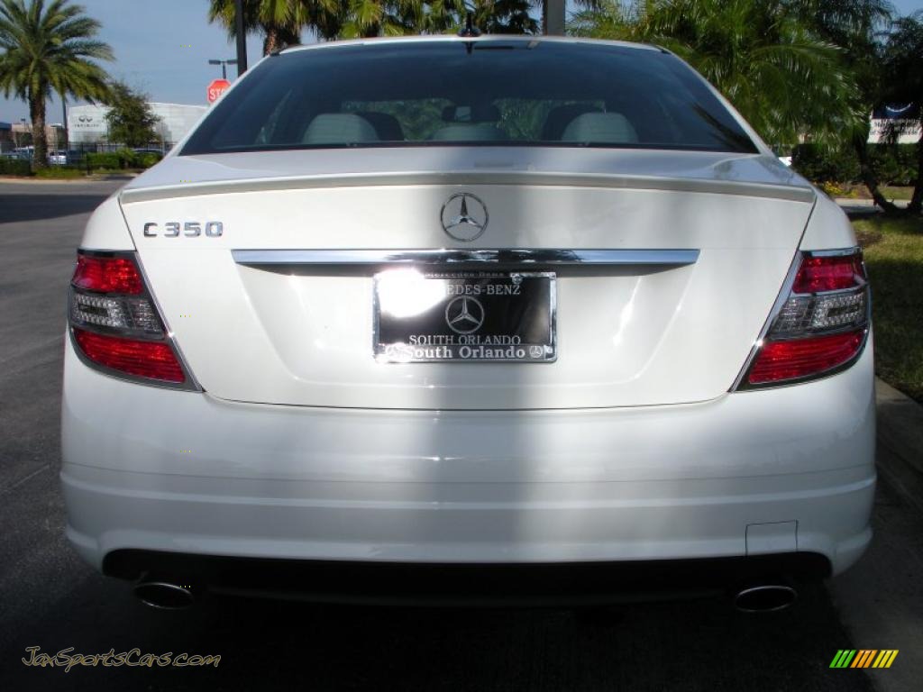 2008 C 350 Sport - Arctic White / Grey/Black photo #7