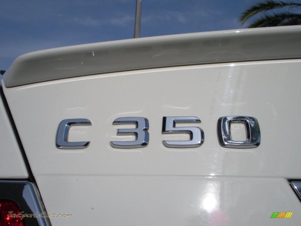 2008 C 350 Sport - Arctic White / Grey/Black photo #9