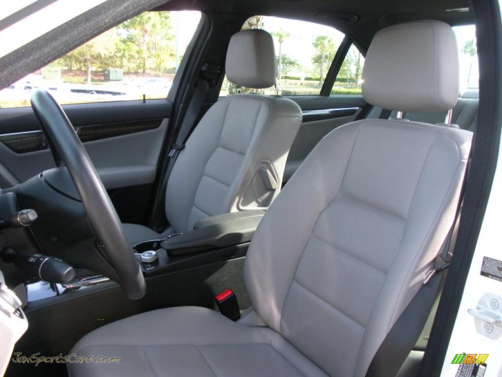2008 C 350 Sport - Arctic White / Grey/Black photo #12