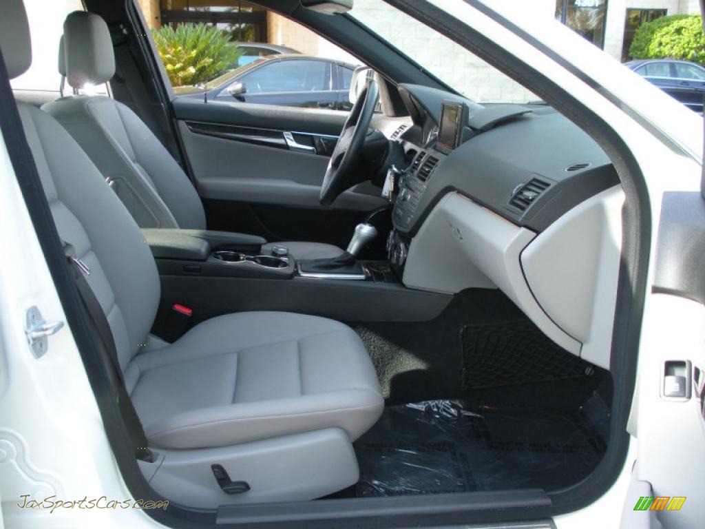 2008 C 350 Sport - Arctic White / Grey/Black photo #15