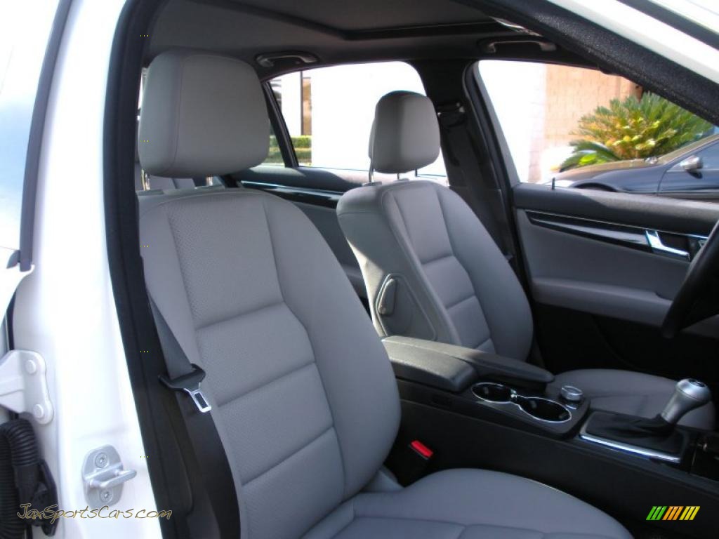 2008 C 350 Sport - Arctic White / Grey/Black photo #16