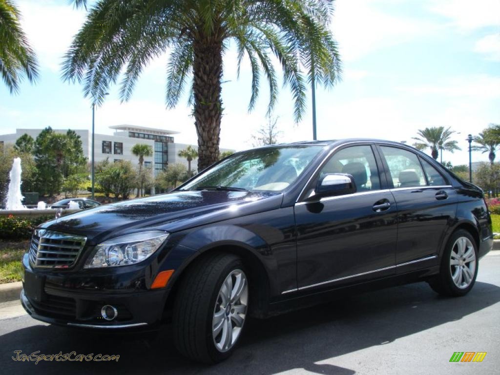 2008 C 300 4Matic Luxury - Capri Blue Metallic / Savanna/Cashmere photo #2