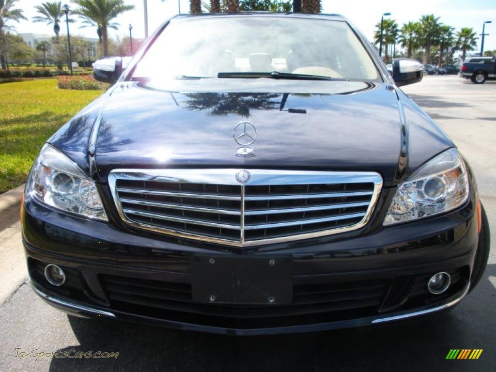 2008 C 300 4Matic Luxury - Capri Blue Metallic / Savanna/Cashmere photo #3