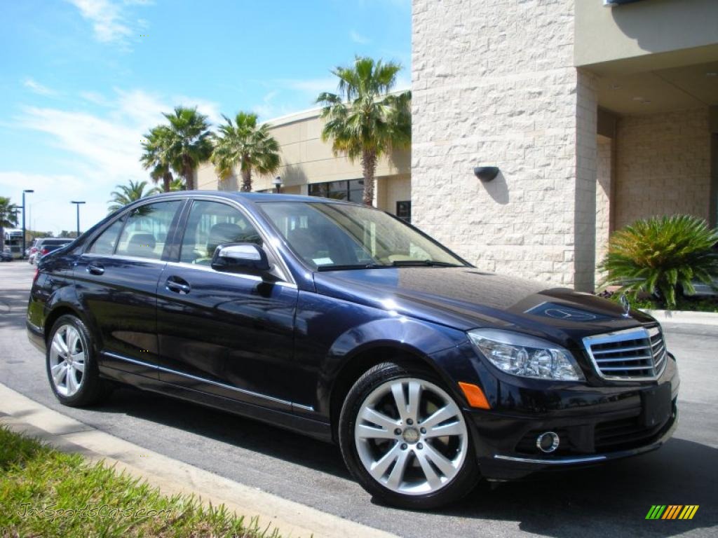 2008 C 300 4Matic Luxury - Capri Blue Metallic / Savanna/Cashmere photo #4