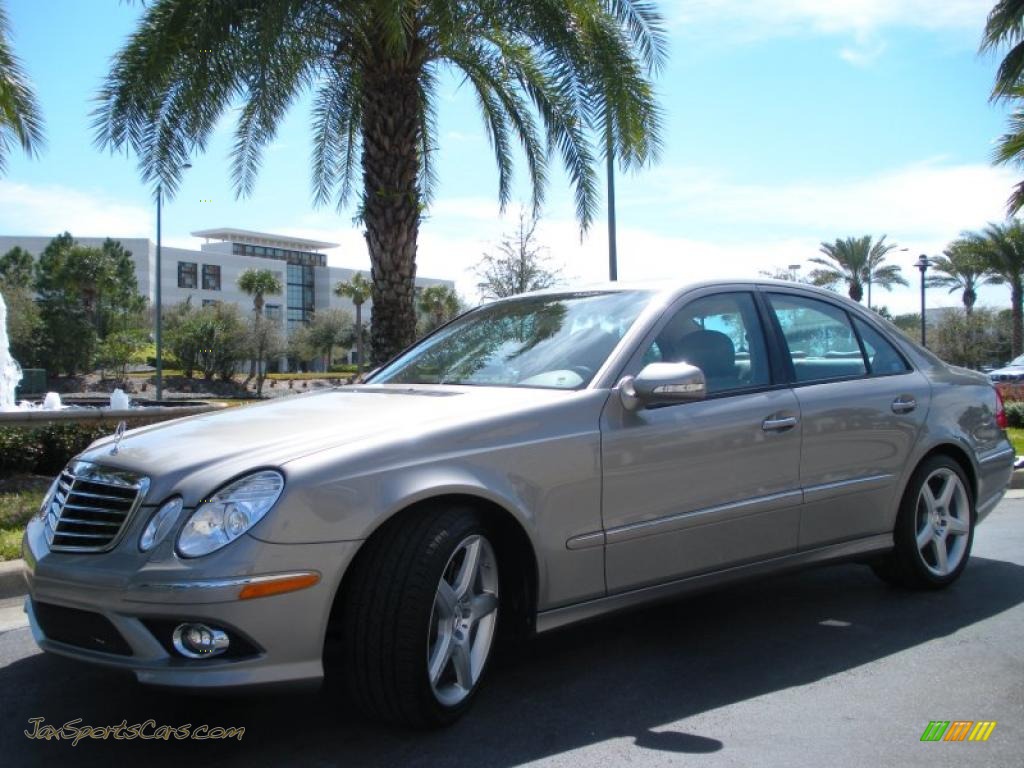 2009 E 350 Sedan - Pewter Metallic / Cashmere photo #2