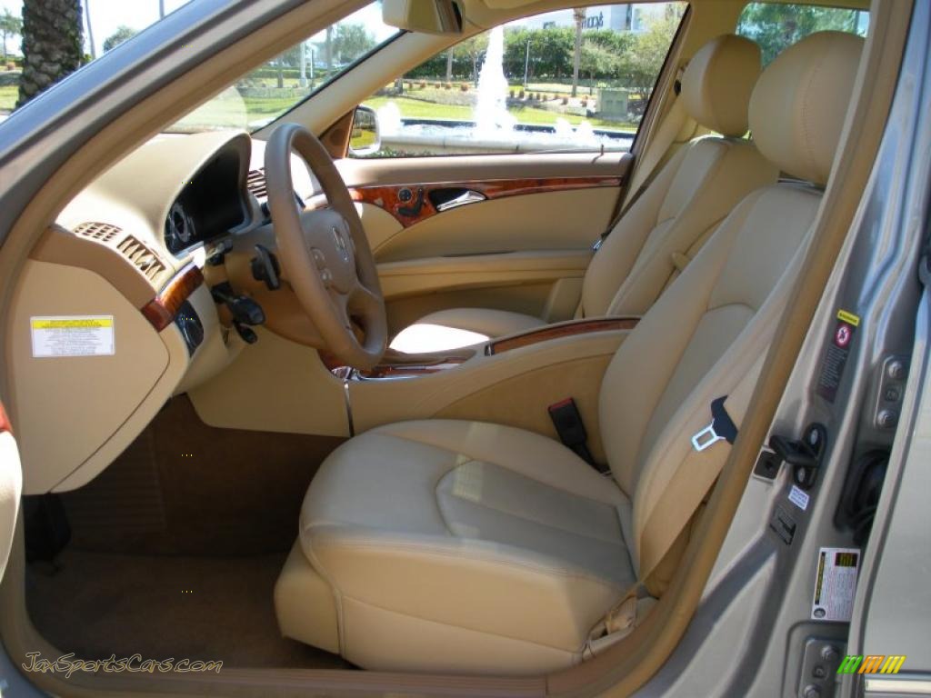 2009 E 350 Sedan - Pewter Metallic / Cashmere photo #11