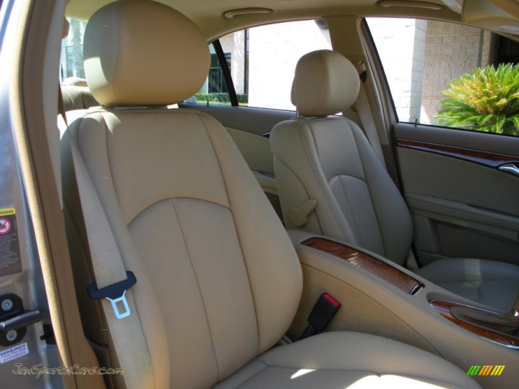 2009 E 350 Sedan - Pewter Metallic / Cashmere photo #16