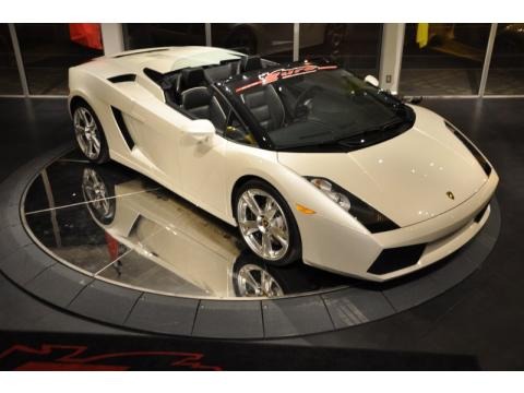 Balloon White 2007 Lamborghini Gallardo Spyder Balloon White 2007 Lamborghini Gallardo Spyder