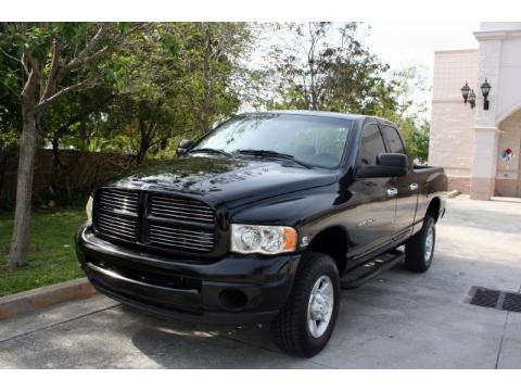 Black 2004 Dodge Ram 2500 Laramie Quad Cab 4x4