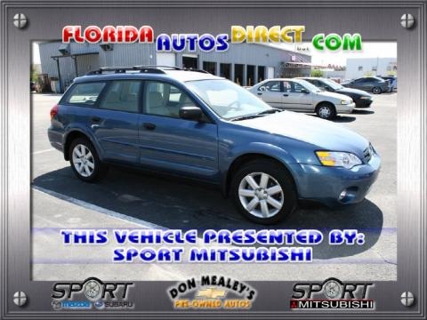 Newport Blue Pearl 2007 Subaru Outback 2.5i Wagon Newport Blue Pearl 2007 Subaru Outback 2.5i Wagon
