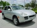 Porsche Cayenne S Crystal Silver Metallic photo #8 Porsche Cayenne S Crystal Silver Metallic photo #8
