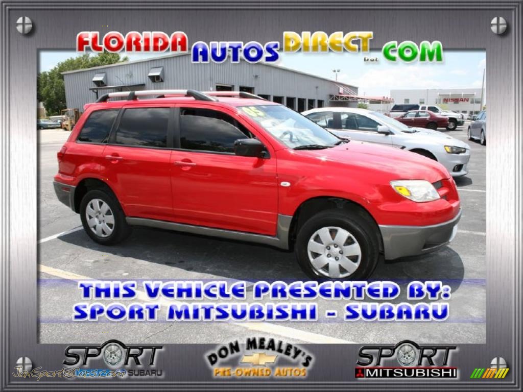 Phoenix Red / Charcoal Mitsubishi Outlander LS Phoenix Red / Charcoal Mitsubishi Outlander LS