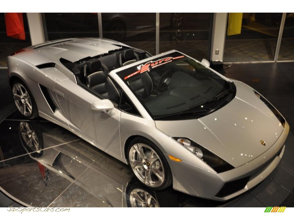 Grigio Altair Metallic / Nero Perseus Lamborghini Gallardo Spyder Grigio Altair Metallic / Nero Perseus Lamborghini Gallardo Spyder