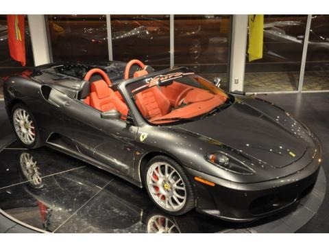 Gray Gun Metal Metallic 2008 Ferrari F430 Spider F1 Gray Gun Metal Metallic 2008 Ferrari F430 Spider F1