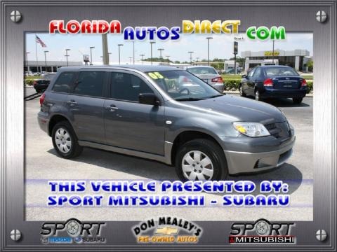 Graphite Gray 2005 Mitsubishi Outlander LS Graphite Gray 2005 Mitsubishi Outlander LS