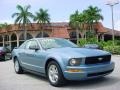 Ford Mustang V6 Deluxe Coupe Windveil Blue Metallic photo #1