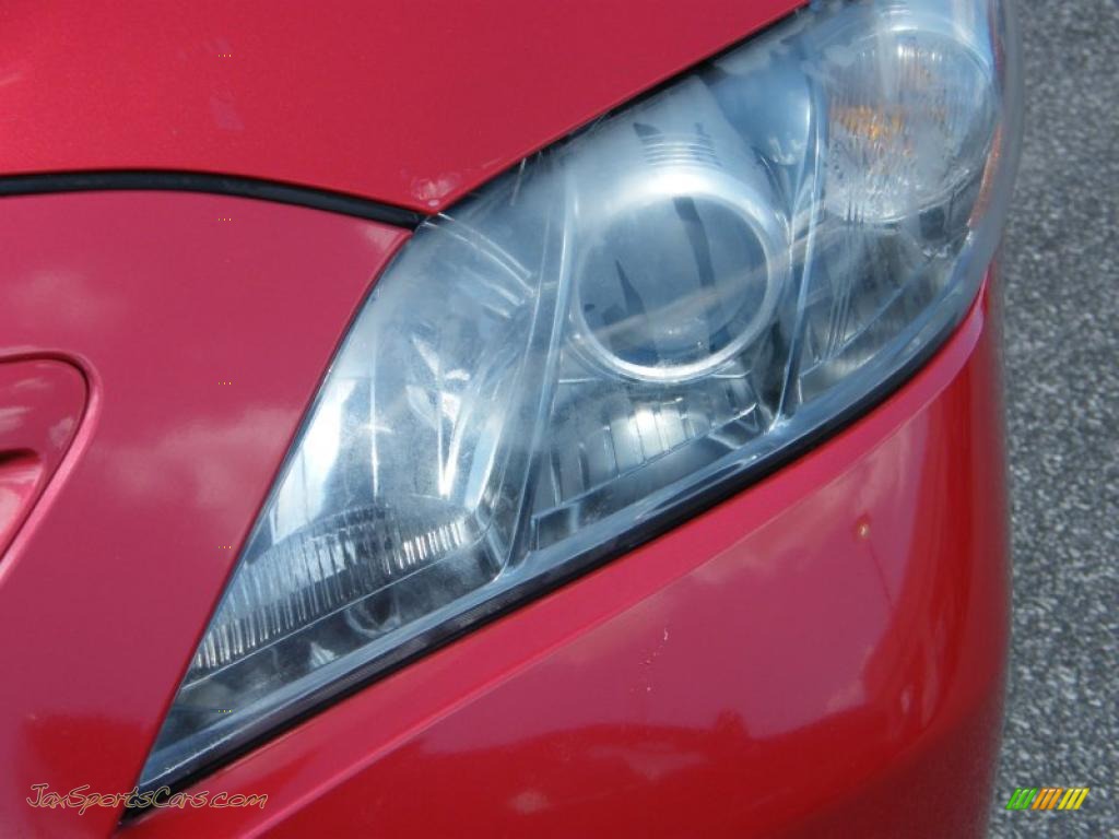2007 Camry SE V6 - Barcelona Red Metallic / Ash photo #9