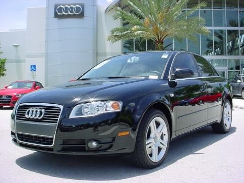 Brilliant Black 2007 Audi A4 2.0T Sedan Brilliant Black 2007 Audi A4 2.0T Sedan