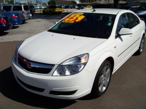 Cream White 2008 Saturn Aura XE 3.5 Cream White 2008 Saturn Aura XE 3.5