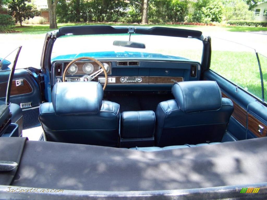 1971 Cutlass Supreme SX Convertible - Medium Blue / Dark Blue photo #31