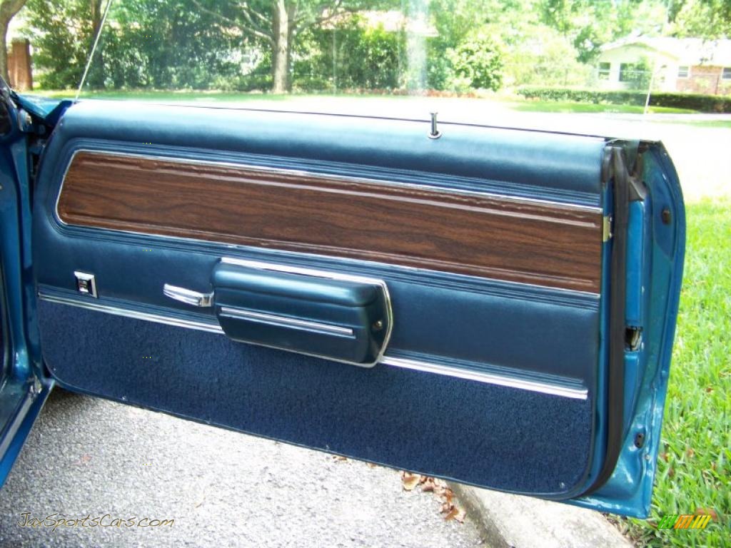 1971 Cutlass Supreme SX Convertible - Medium Blue / Dark Blue photo #33