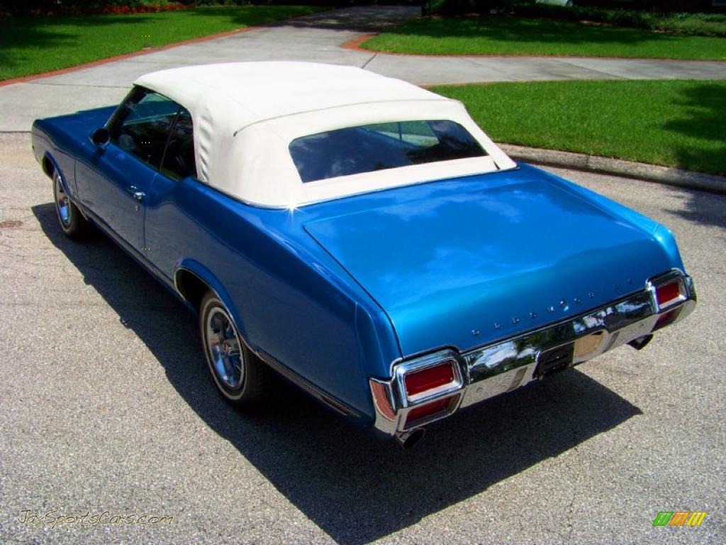 1971 Cutlass Supreme SX Convertible - Medium Blue / Dark Blue photo #50