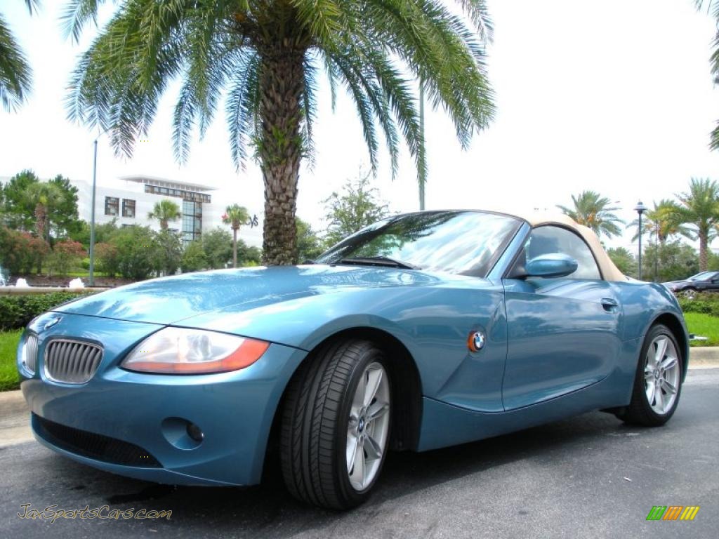 2003 BMW Z4 3.0i Roadster in Maldives Blue Metallic photo ...