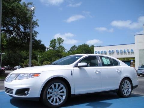 White Platinum Metallic Tri-Coat 2011 Lincoln MKS FWD