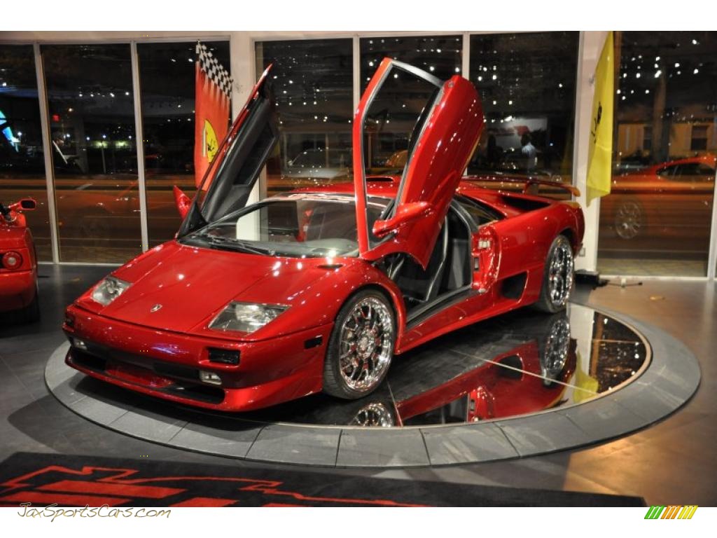 Diablo Rosso / Black Lamborghini Diablo SV Roadster