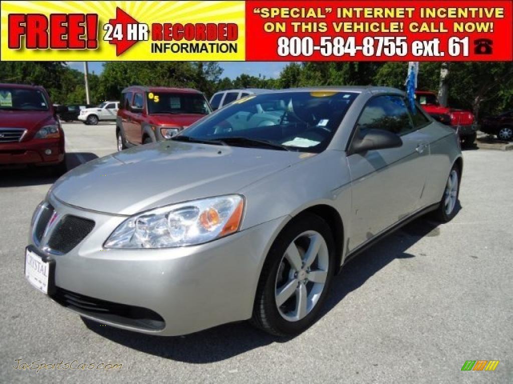 Liquid Silver Metallic / Ebony Pontiac G6 GT Convertible Liquid Silver Metallic / Ebony Pontiac G6 GT Convertible